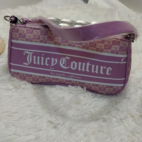 Juicy Couture Violet Tulle Shoulder Bag ✨ 🆕 - Picture 9 of 12